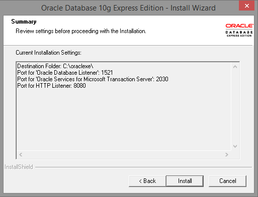 06-Oracle-Installation-Settings