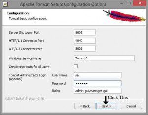 setting up apache tomcat setting up apache tomcat