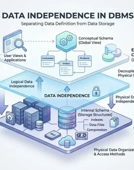 Data Independence in DBMS
