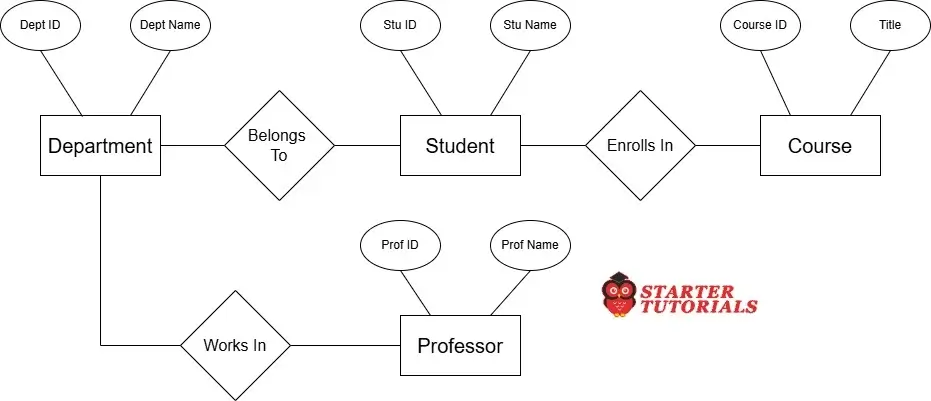 ER Diagram Example Database Design