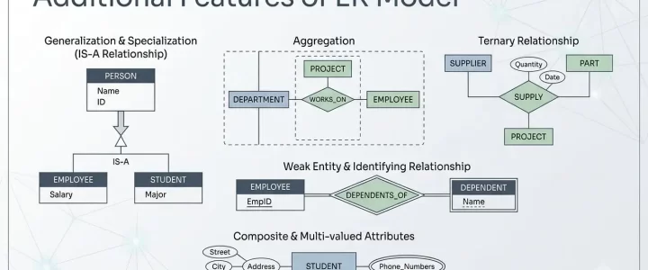 Additional Features of ER Model