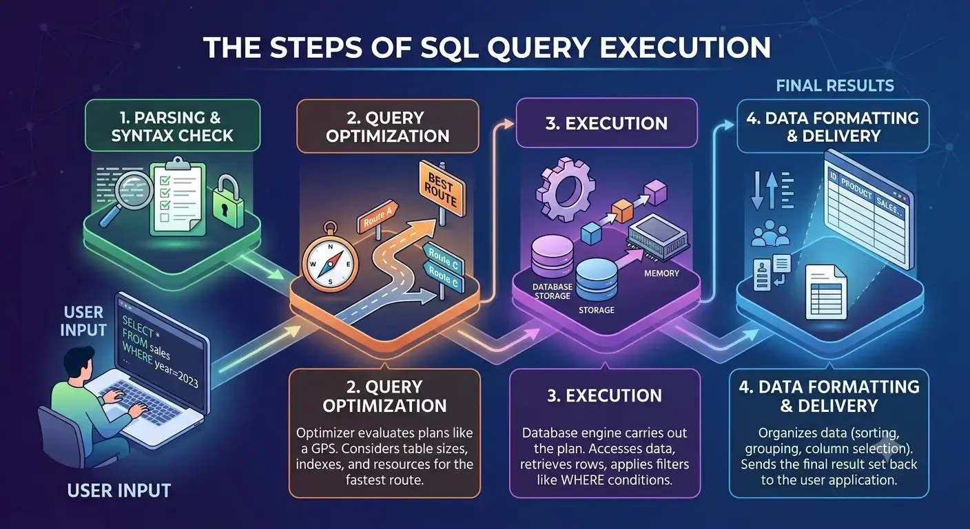 Steps of SQL Query Execution Steps of SQL Query Execution