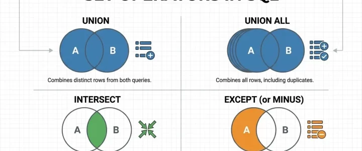 Set Operators in SQL
