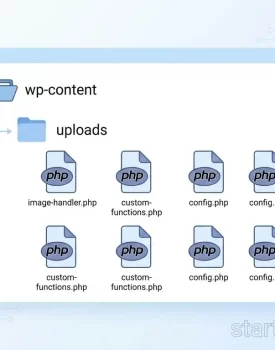PHP files in wp-content uploads