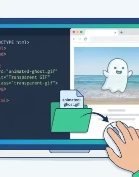 Add a Transparent GIF to a Web Page