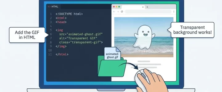 Add a Transparent GIF to a Web Page Add a Transparent GIF to a Web Page