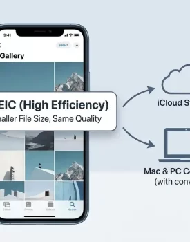 How to use iPhone HEIC photos
