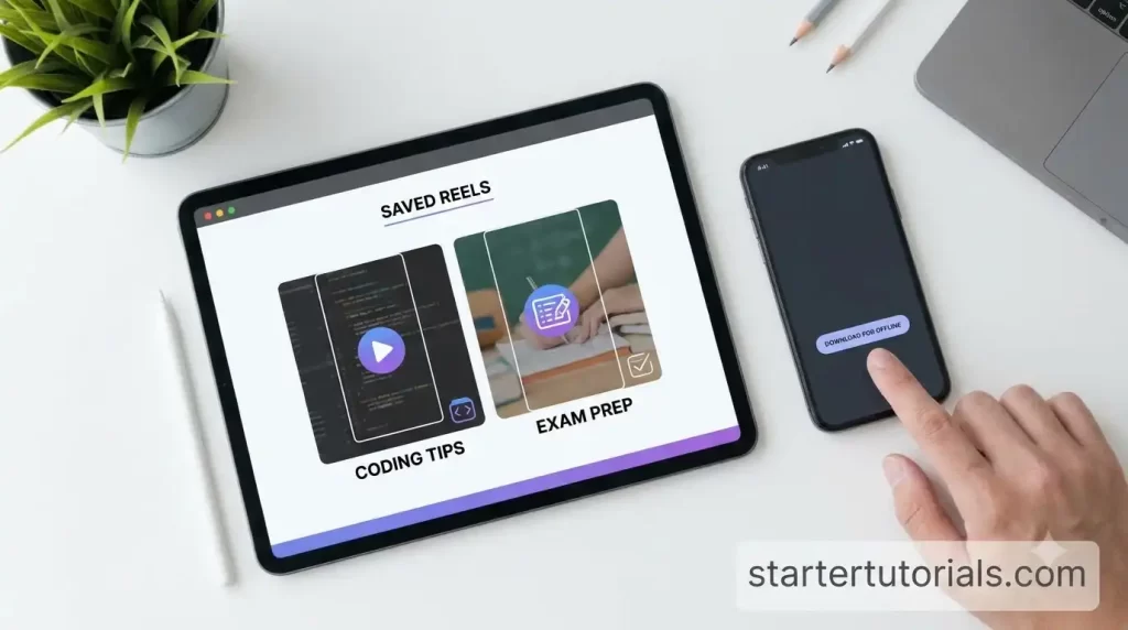 Save coding and exam-tip Reels for offline revision Save coding and exam-tip Reels for offline revision